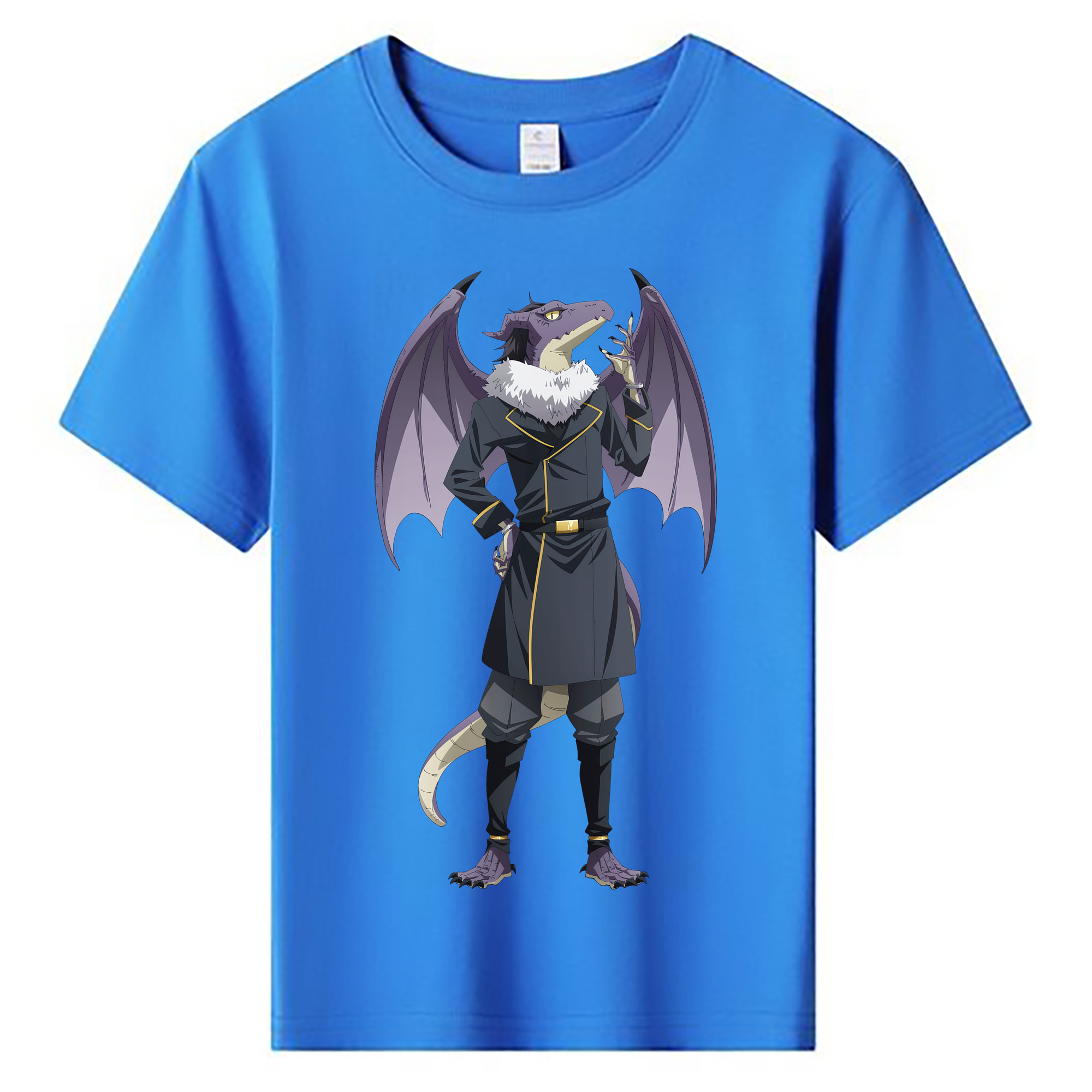 （画像用） 転スラ Regarding Reincarnated to Slime 綿100％キッズTシャツ（フロントプリント）